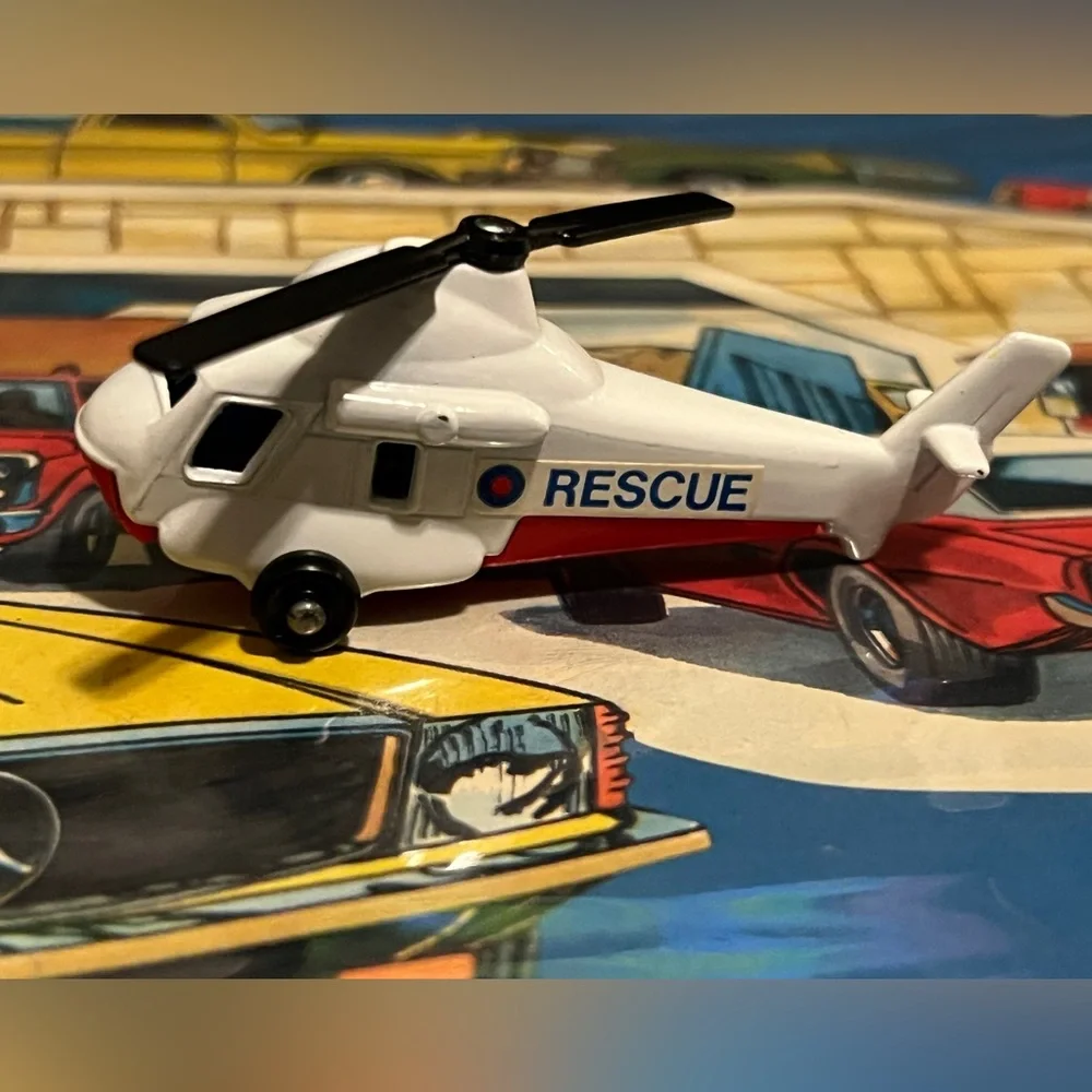 Vintage Matchbox 1975 No 75 Sea Sprite Rescue Helicopter Lesney England